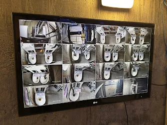 Live monitoring screen for the drainage testing facility