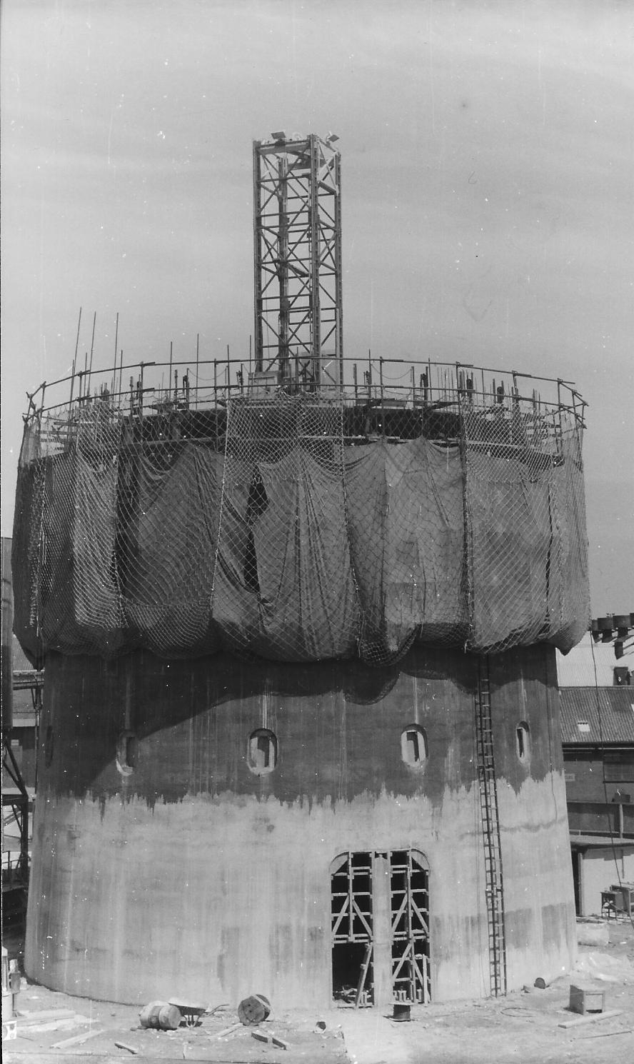 Express Lift Tower being built